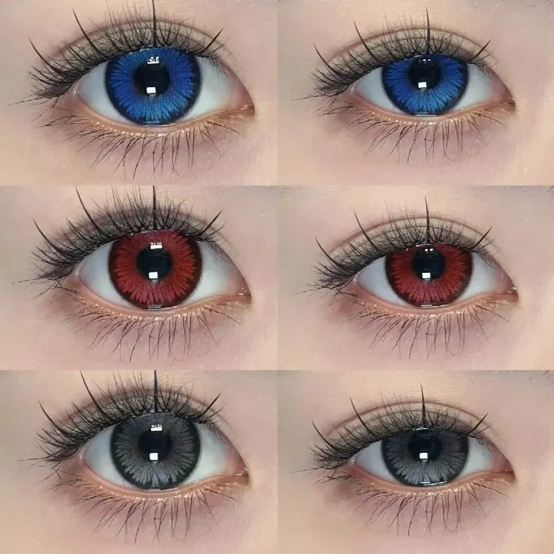 EyeLensy Icy Petal Red | 6 Months