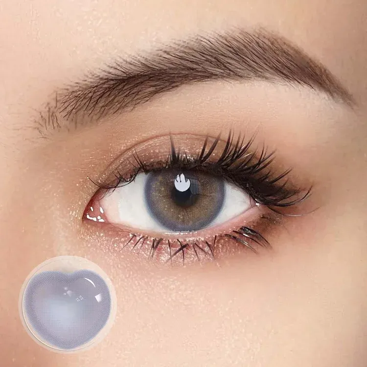 EyeLensy Sweet Heart Grey | 1 Year