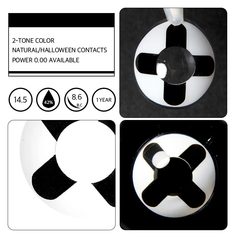 EyeLensy Black Cross | 1 Year