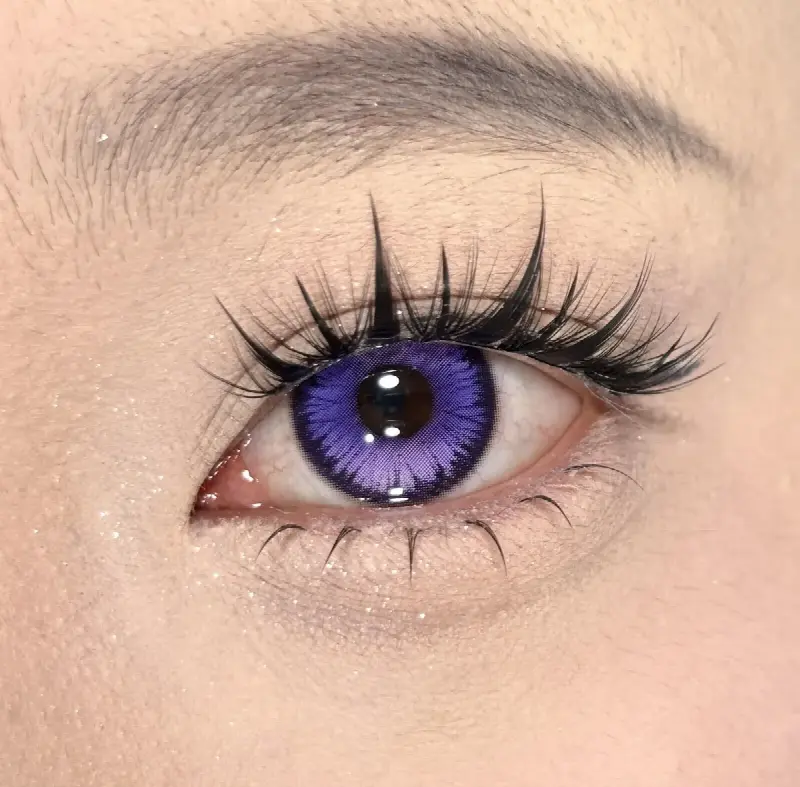EyeLensy Icy Petal Purple | 6 Months