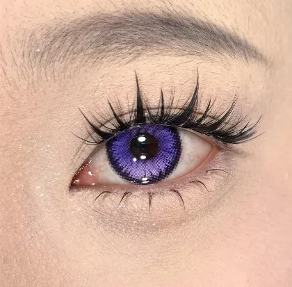EyeLensy Icy Petal Purple | 6 Months
