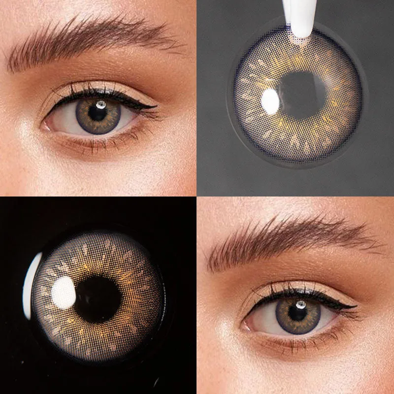 EyeLensy Moonlight Pansy Brown | 1 Year