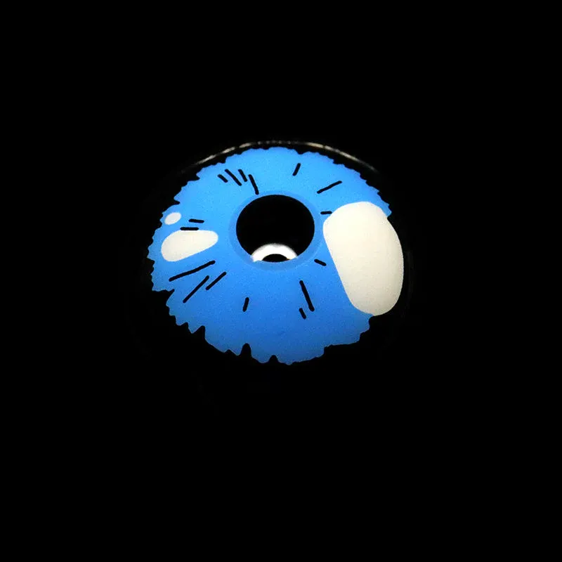 EyeLensy Black Lobelia Blue | 1 Year