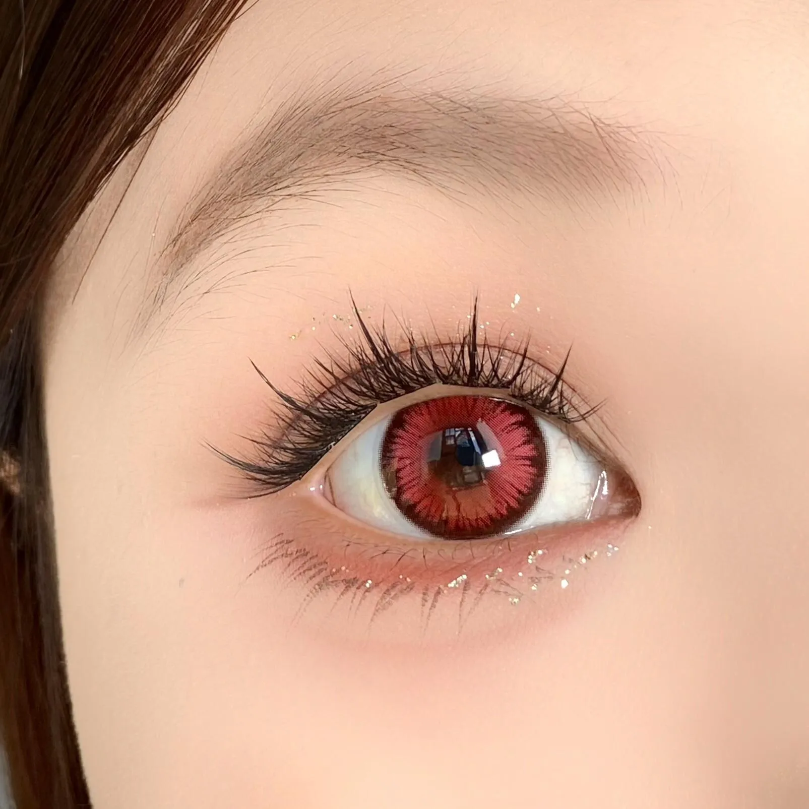 EyeLensy Icy Petal Red | 6 Months