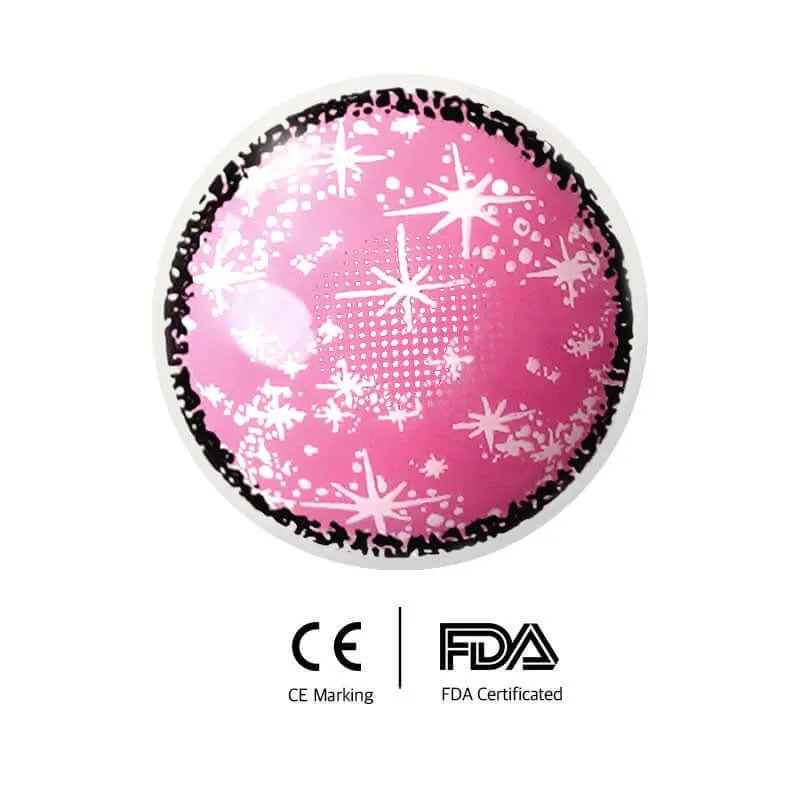 EyeLensy Rosa Scintillio Lenti a Contatto Colorate 1 Anno