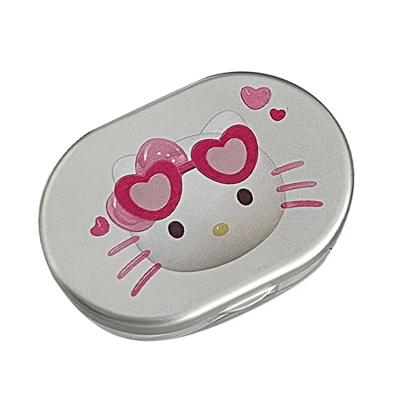 Hello Kitty sølvetui Fargede Kontaktlinser 1 År