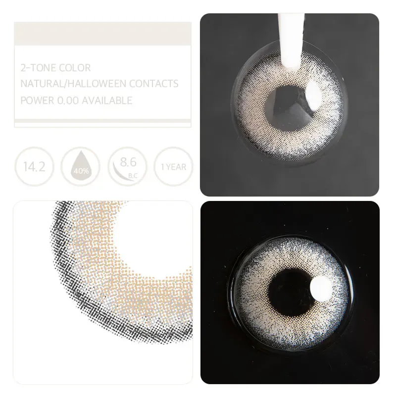 EyeLensy Dubai Grey | 1 Year