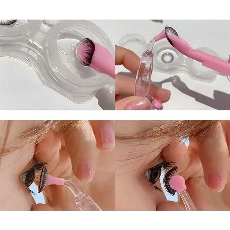 Alat Pakai (Set Pinset Lembut Silikon Lensa Kontak Berwarna