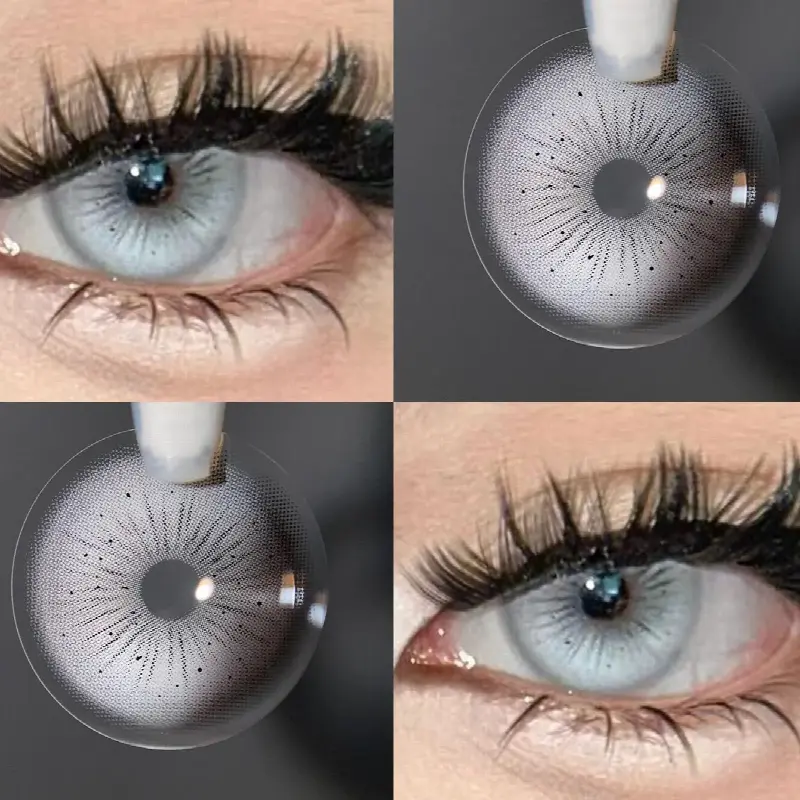 EyeLensy Mysteria Weiß Farbige Kontaktlinsen 6 Monate