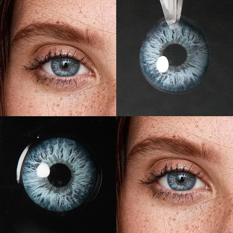EyeLensy Flirtblau Farbige Kontaktlinsen 1 Jahr