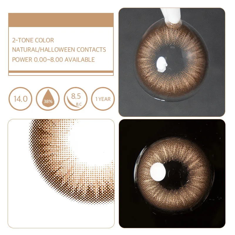 EyeLensy Savage Brown | 1 Year
