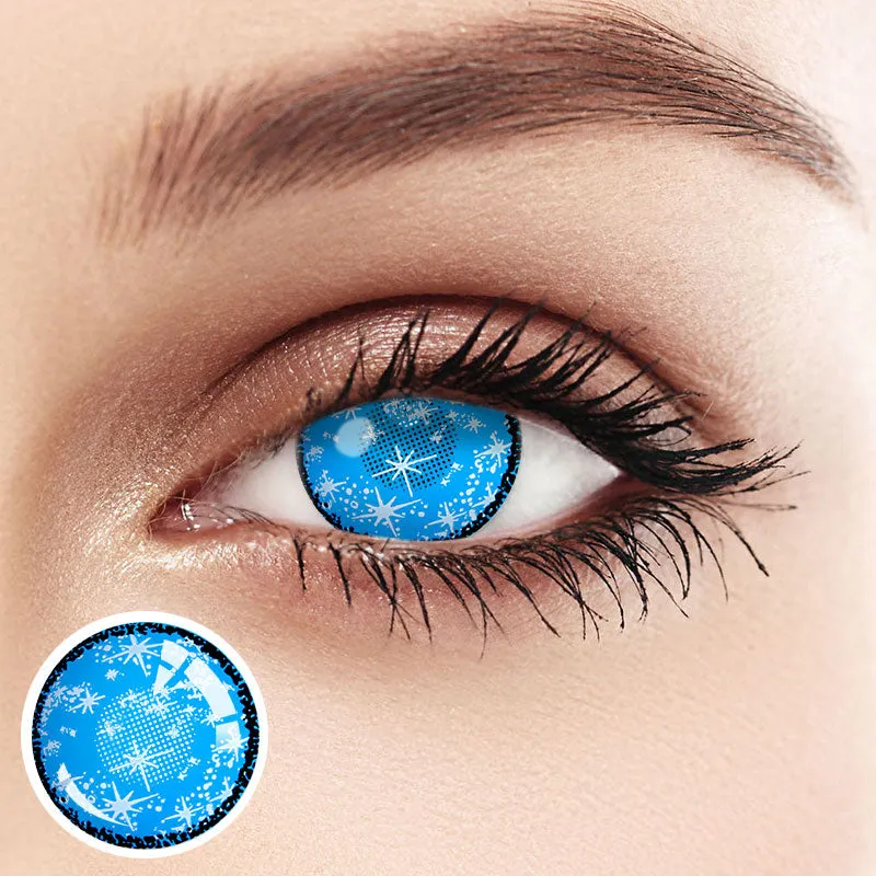 EyeLensy Sparkle Sky Blue  | 1 Year