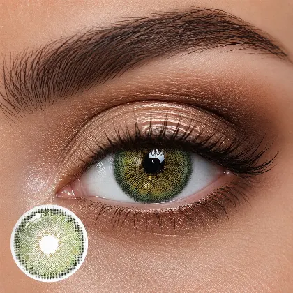 EyeLensy Petite Iris Green Έγχρωμοι Φακοί Επαφής 1 Έτος