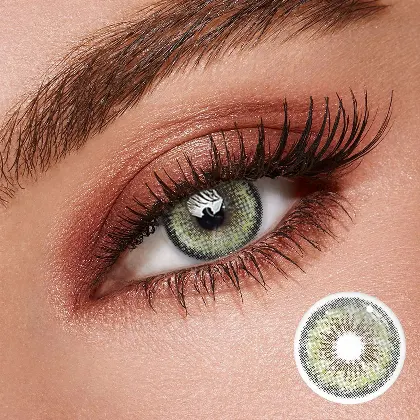 EyeLensy Kleopatra zelená Barevné Kontaktní Čočky 1 Rok