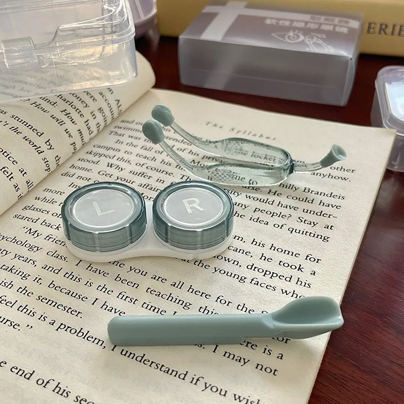 Alat Pakai (Set Pinset Lembut Silikon Lensa Kontak Berwarna