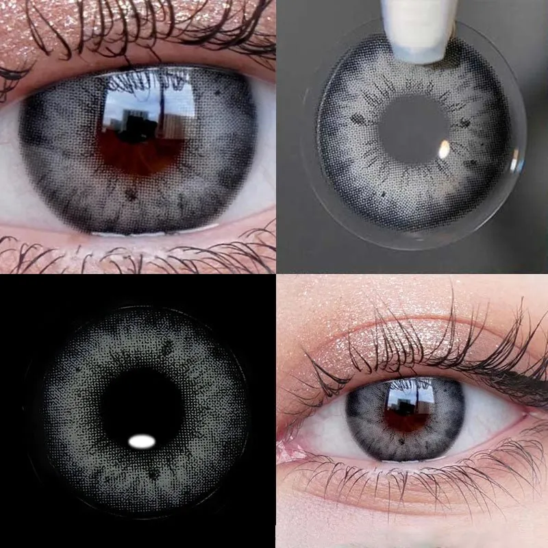 EyeLensy Stunna Girl Grey | 1 Year