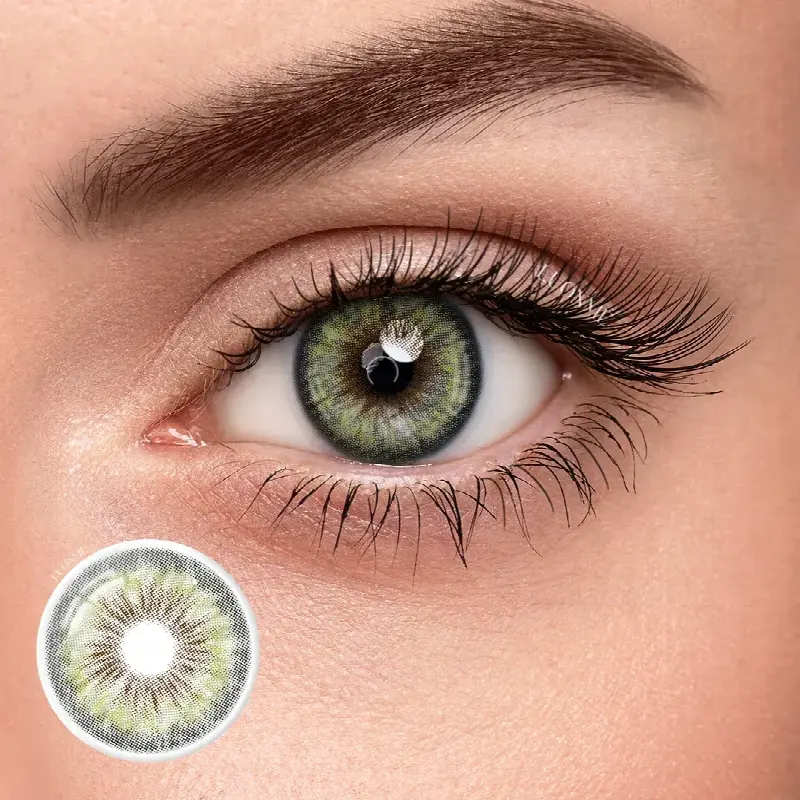 EyeLensy Kleopatra Grün Farbige Kontaktlinsen 1 Jahr