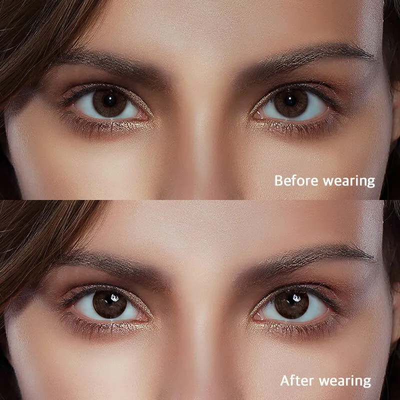 EyeLensy Marrone Occhi Grandi Lenti a Contatto Colorate 1 Anno