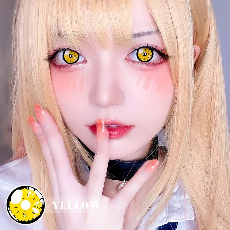 EyeLensy Veronica Žlutá Barevné Kontaktní Čočky 1 Rok