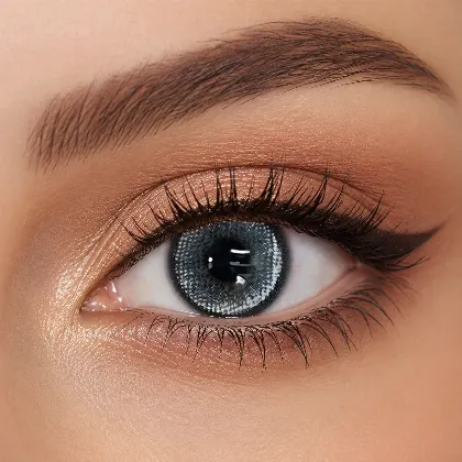 EyeLensy Boston Blå Farvede Kontaktlinser 1 År