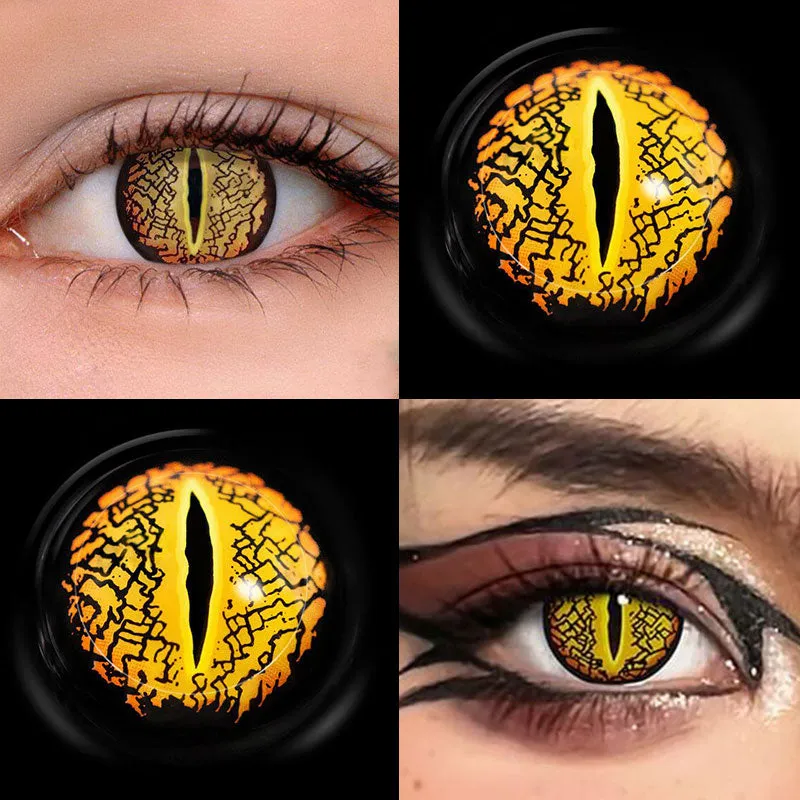 EyeLensy Lizard Eye Brown | 1 Year