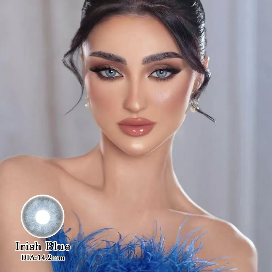 EyeLensy Irlandzki Niebieski Kolorowe Soczewki Kontaktowe 1 Rok