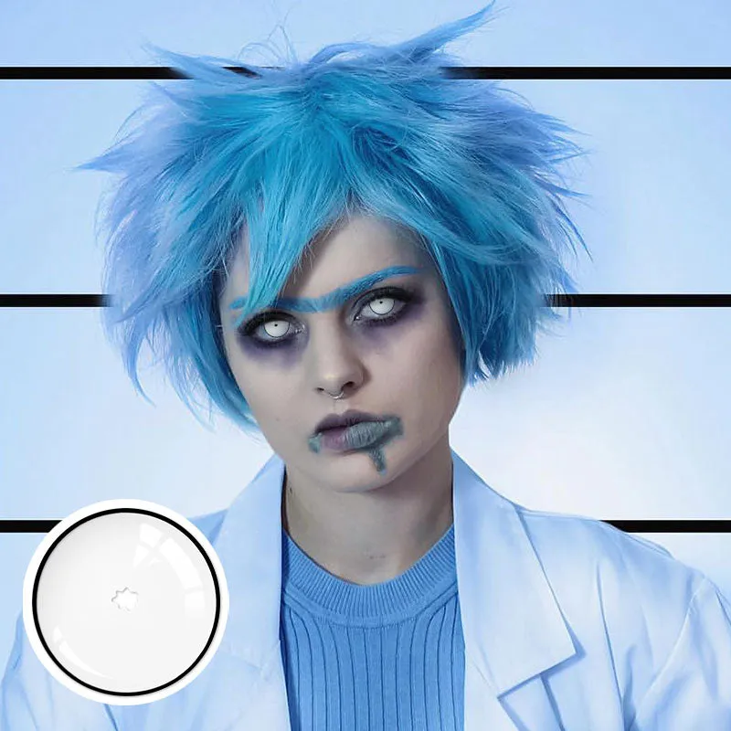 EyeLensy Rick & Morty Crazy Eyes White  | 1 Year