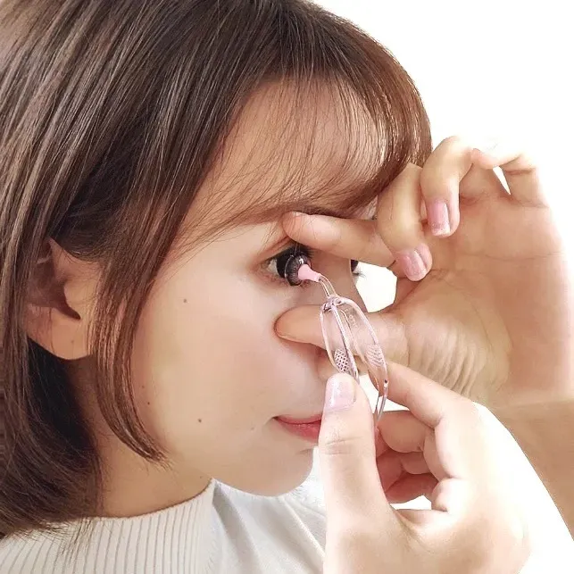 Alat Pakai (Set Pinset Lembut Silikon Lensa Kontak Berwarna