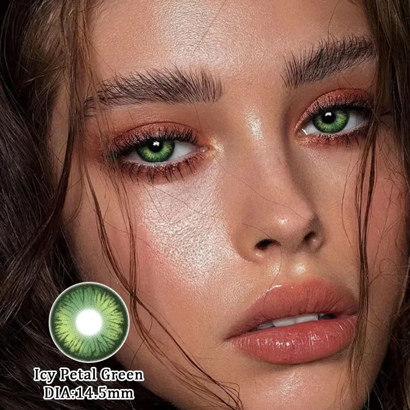 EyeLensy Icy Petal Green | 1 Year