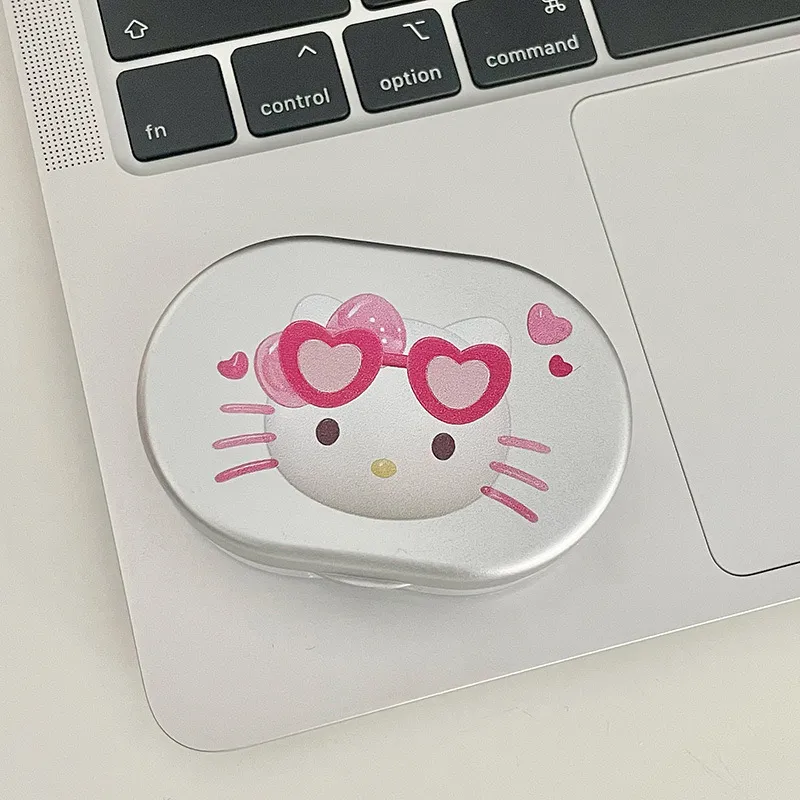 Hello Kitty sølvetui Fargede Kontaktlinser 1 År