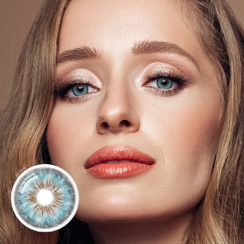 EyeLensy คลีโอพัตราน้ำเงิน คอนแทคเลนส์สี ใช้ 1 ปี