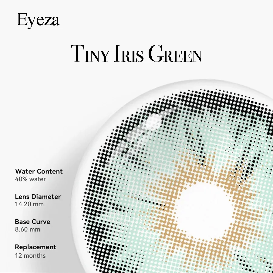 EyeLensy Tiny Iris Green | 1 Year