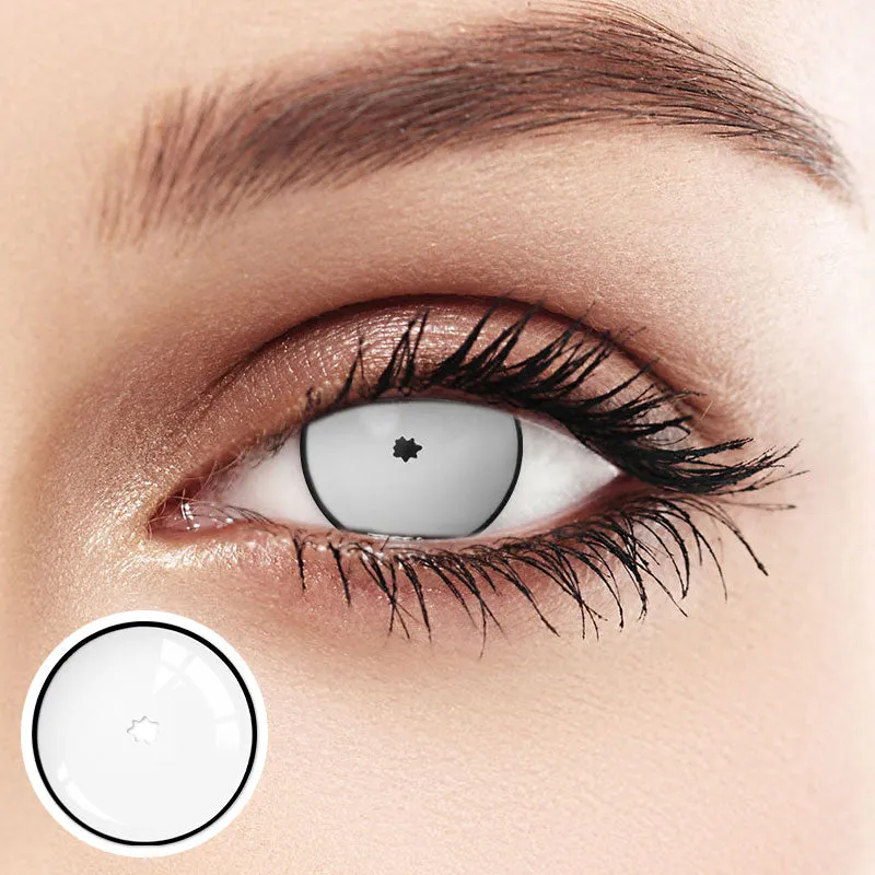EyeLensy Rick & Morty Crazy Eyes White  | 1 Year