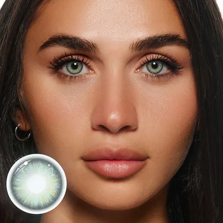 EyeLensy Irisgrün Farbige Kontaktlinsen 1 Jahr