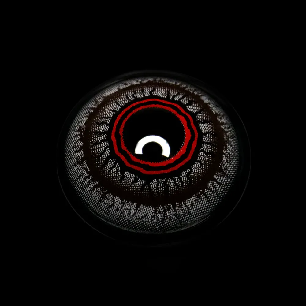 EyeLensy 스파이더 옵스큐라 레드 색렌즈 서클렌즈 1년