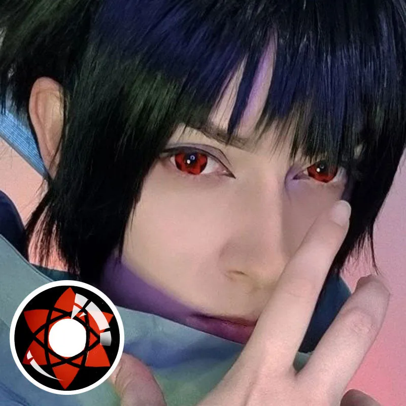 Uchiha Sasuke Sharingan Farbige Kontaktlinsen 1 Jahr