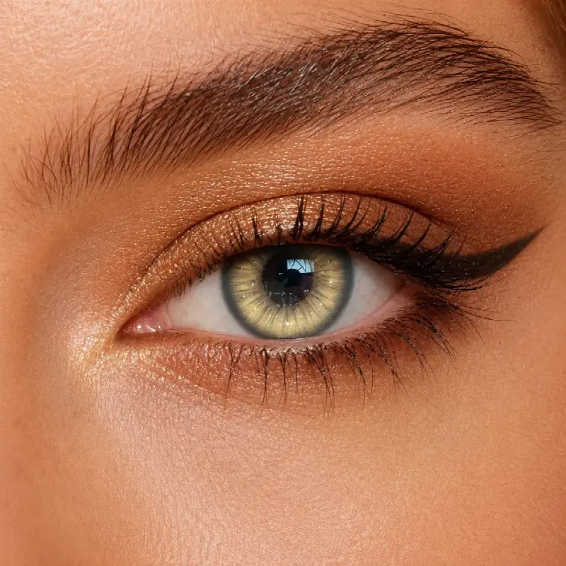 EyeLensy Shimmer Brown | 1 Year
