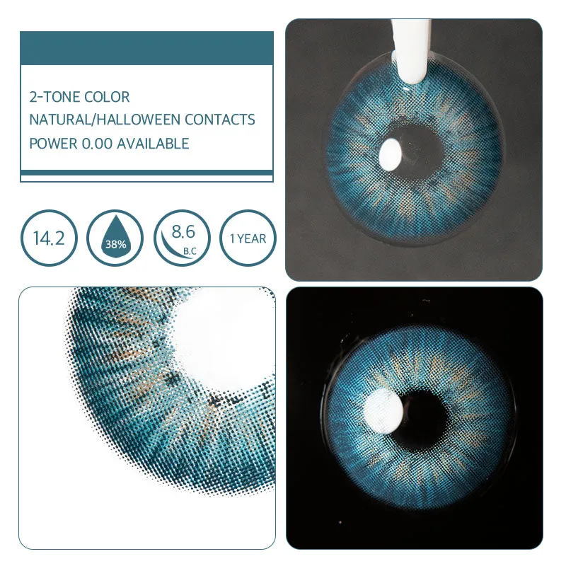 EyeLensy New York III Blue | 1 Year