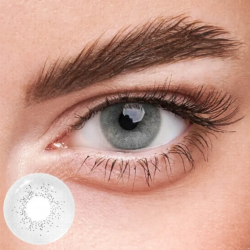 Eyza Ocean Gray Gekleurde Contactlenzen 1 Jaar