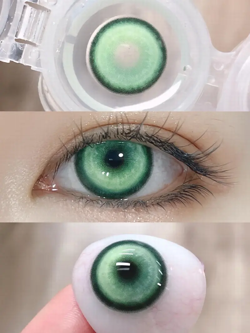EyeLensy Nebula Green Lentile de Contact Colorate 6 Luni