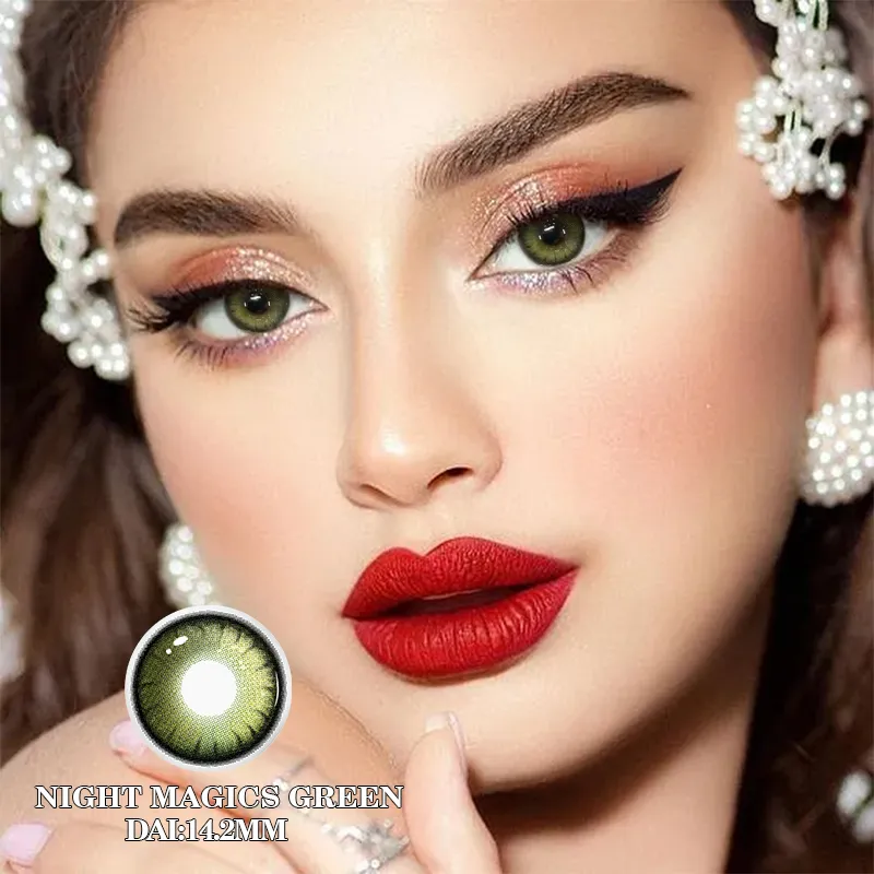 EyeLensy Night Magics Green | 1 Year