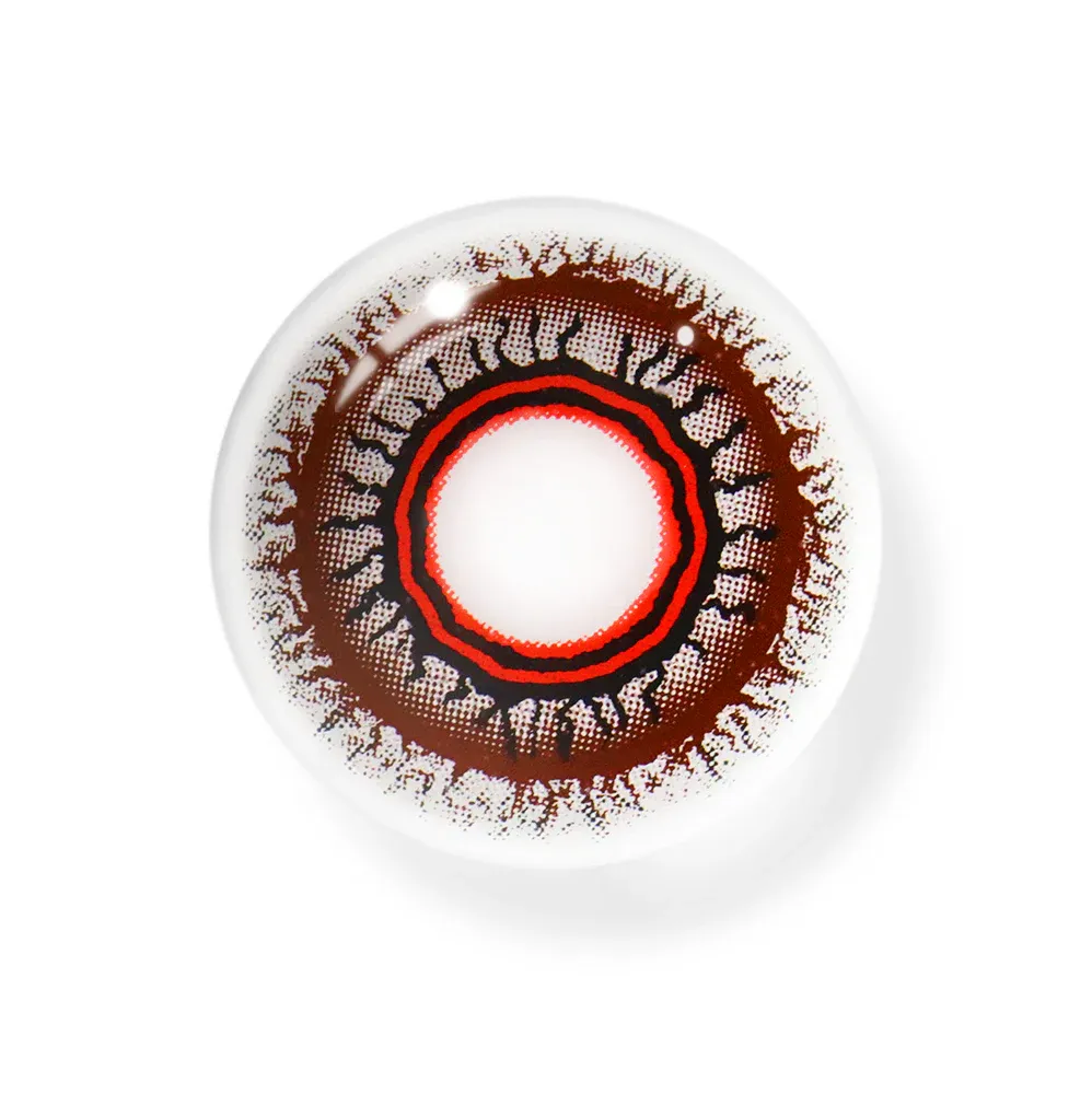 EyeLensy 스파이더 옵스큐라 레드 색렌즈 서클렌즈 1년