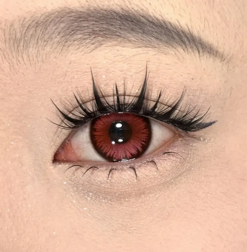 EyeLensy Icy Petal Red | 6 Months