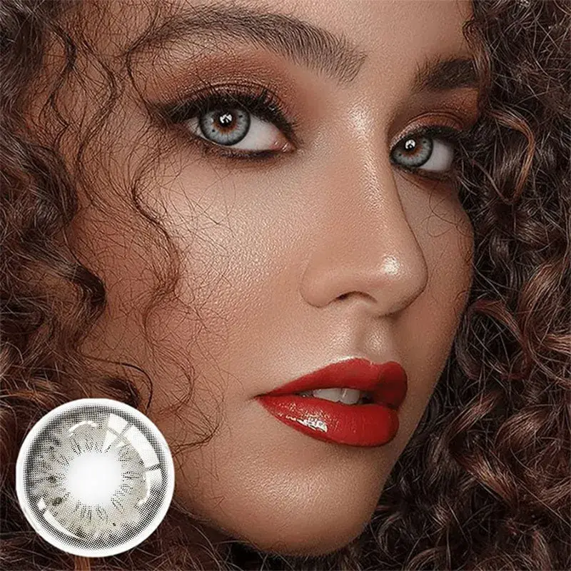 EyeLensy Stunna Girl Grey | 1 Year