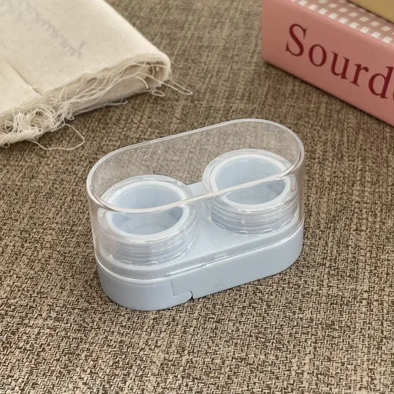 Kompaktes Reiseetui im Schubladenstil Farbige Kontaktlinsen