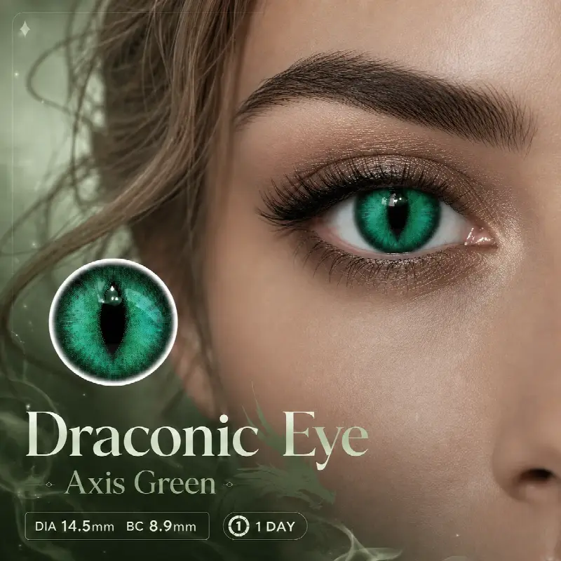 EyeLensy Draconic Eye Axis Green | 1 Day