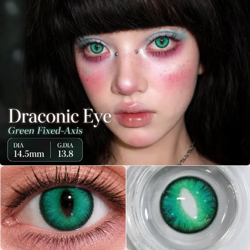 EyeLensy Draconic Eye Axis Green | 1 Day