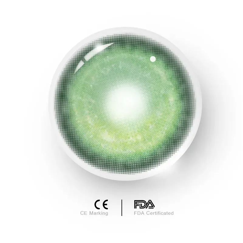 EyeLensy Nebula Green Lentile de Contact Colorate 6 Luni