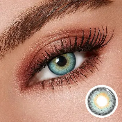 EyeLensy Oase Blå Farvede Kontaktlinser 1 År