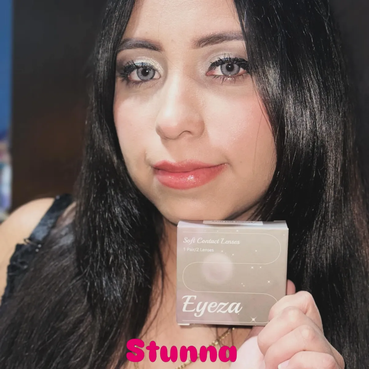 EyeLensy Stunna Girl Grey | 1 Year